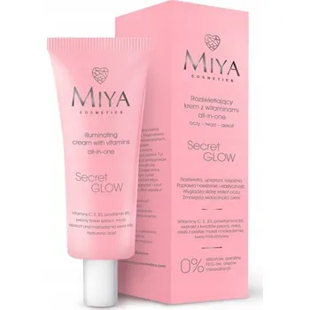 Pleťový krém Miya Secret Glow Rozjasňující a Vyhlazující Krém na Obličej s Vitamínem C 30ml