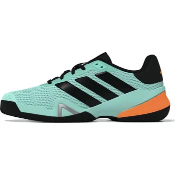 Chlapecké tenisky Dětská tenisová obuv adidas Barricade Kids Tennis Shoes Flash Aqua/Core Black/Lucid Orange EUR 37 1/3