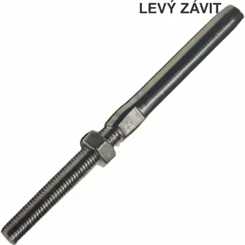 Fitinka Lisovací koncovka pro lano 4 mm s levým závitem M6 | nerez A4