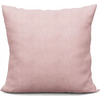 Polštář Dekorační povlak na polštář, 40x40 cm, pudrově růžová