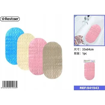 Protiskluzová podložka Rest.aer - Oválná podložka do vany 33*64 cm