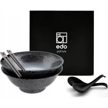 Sada 2 misek s lžícemi a hůlkami - Ramen Koge 22 cm 1100 ml BOX
