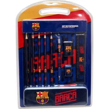 Set školních potřeb Fan-shop Školní sada BARCELONA FC Metal