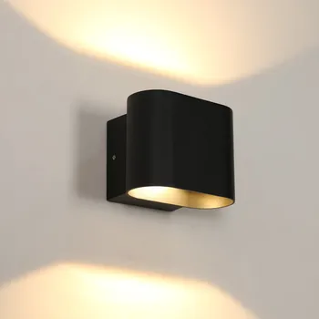 Venkovní osvětlení Venkovní nástěnné svítidlo Comely černé, integrovaný LED zdroj 14 W