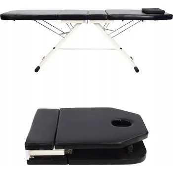 Masáž PRZENOŚNE SKŁADANE ŁÓŻKO SPA STÓŁ DO MASAŻU Skládací přenosné masážní lehátko / kosmetické křeslo / lékařské lehátko