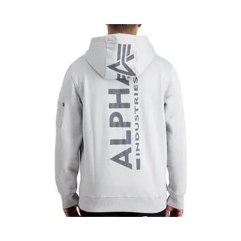 Pánská mikina Alpha Industries Mikina AI.178318-666-XL Šedá Regular Fit M