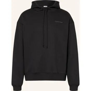 Pánské tričko Calvin Klein Pánská Mikina S Kapucí Lounge, černá, 54