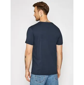 Pánské tričko Alpha Industries T-Shirt Nasa Reflective 178501 Tmavomodrá Regular Fit S