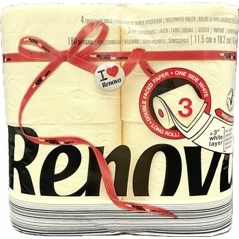 Toaletní papír Suchý vonný papír Renova, 4 ks