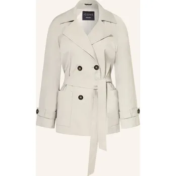 Dámský kabát Icons Cinzia Rocca Trenchcoat, černošedá