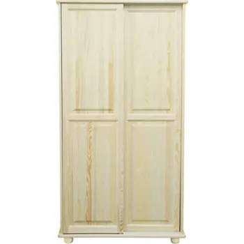 Šatní skříň Skříň 11 - masiv borovice Odstín: Ořech