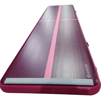 Žíněnka Airtrack MASTER S-Pro nafukovací žíněnka 800 x 150 x 20 cm - fialová - růžová