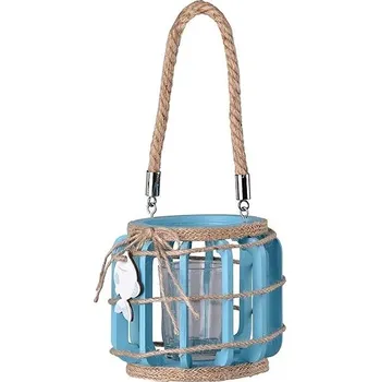 Svícen Z - TRADE Dřevěný svícen s rybkou 130 × 110 mm