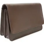 Hnědá pánská kožená dokladová etue Genevi