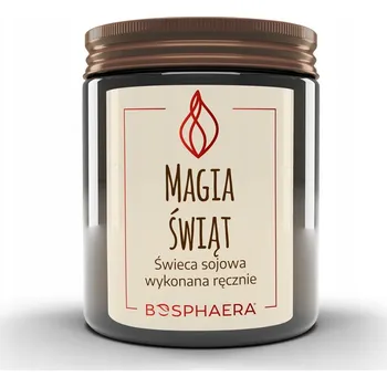Svíčka Tradiční sójová svíčka Kouzlo Vánoc Bosphaera 1 ks