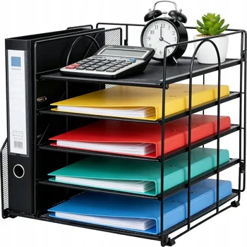 Psací stůl STOLNÍ ORGANIZÉR NA PSACÍ STŮL KRABIČKA STOJAN 31×30.5×31 CM