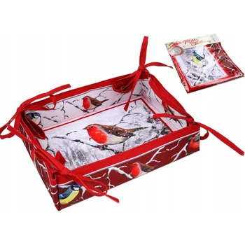 chlebník KOŠÍK NA PEČIVO CHLÉB VÁNOČNÍ VELKÝ CARMANI