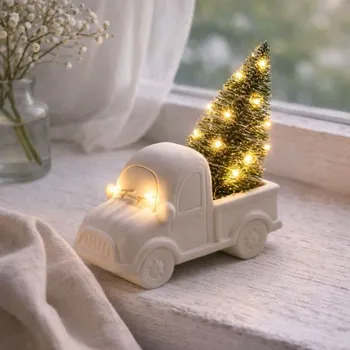 Vánoční svícen BOLTZE LED vánoční dekorace Branca auto