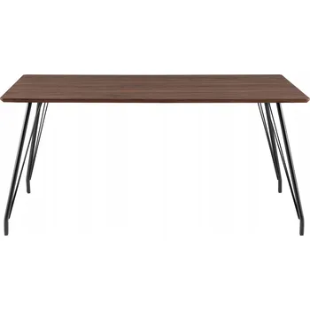 Jídelní stůl Industriální jídelní stůl ze dřeva Line Ořech Espresso / 140 Cm