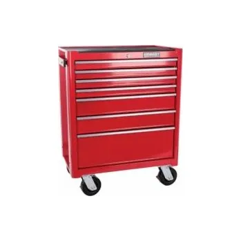 červený dílenský vozík na nářadí 7 šuplíků,sedmišuplíkový dílenský voz