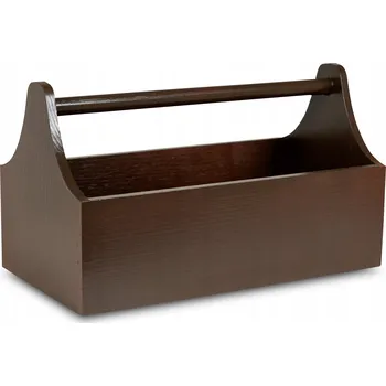 Obraz Dřevěná dekorativní bedýnka na bylinky 34x18x20,5 cm