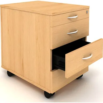 Kancelářská sestava Interiér Říčany Kontejner ALFA 500 VZORNÍK BAREV DESKY: 01 BUK