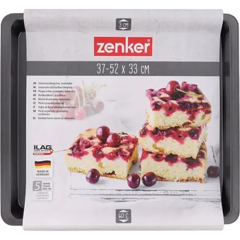 Plech na pečení Klasický plech na pečení univerzální roztažitelný Zenker 52 cm