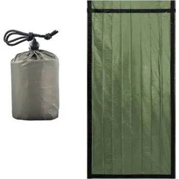 Horské kolo Nouzový termoizolační bivakovací pytel „žďárák“ - Zelený