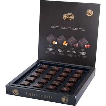 Cukrovinka Bolci Chocolates Bolci Sensation Dark Směs hořkých pralinek 160g