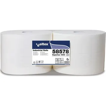 Papírový ubrousek Průmyslová papírová utěrka CELTEX Superlux 1000, 3vrstvy, šířka 26,5cm - 2ks, 58578