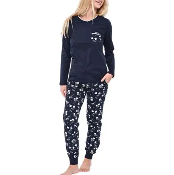 Dámské pyžamo Dámské pyžamo Muydemi 290019 modré modrá M