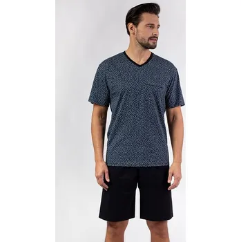 Pánské pyžamo Pánské pyžamo Marek krátké šedé M