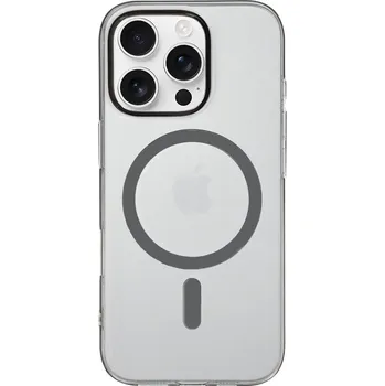 Pouzdro na mobilní telefon Zadní kryt Transparent Slim Magsafe pro iPhone 16 Pro graphite