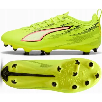 Kopačky PUMA ULTRA 6 PLAY JR FG/AG (37) Dětské kopačky Žlutá