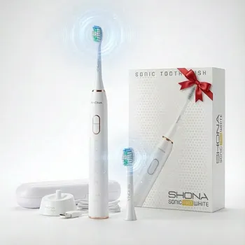 Elektrický zubní kartáček Elektrický zubní kartáček Shona Pro White SH072090