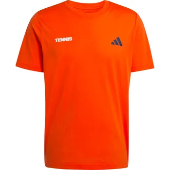 Pánské tričko Pánské tričko adidas Tennis Hot Egg Graphic T-Shirt Pure Orange XL