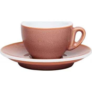 Cilio ROMA Šálek s podšálkem 50 ml růžový