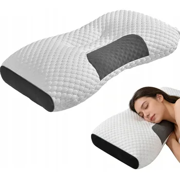 Polštář ORTOPEDICKÉ POLŠTÁŘE PRO SPANÍ NA BOKU ERGONOMICKÝ POLŠTÁŘ NA KRK