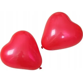 Balónek Balónek červený srdce na vzduch nebo helium 26 cm
