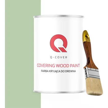 barva a nátěr na dřevo KRYCÍ BARVA NA RENOVACI DŘEVĚNÝCH DVEŘÍ RAL6019 PASTELOVĚ ZELENÁ LESKLÁ 1L