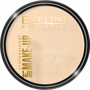 Make-up Eveline EVELINE_Art Make-Up Anti-Shine Complex Pressed Powder matující minerální pudr s hedvábím 30 Ivory 14g