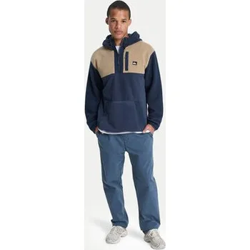 Pánská móda Quiksilver Fleecová mikina Ocean View Mix Up EQYPF03073 Tmavomodrá Comfort Fit L