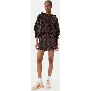 Pánské kraťasy adidas Sportovní kraťasy Workout Essentials Leopard Woven JZ4935 Hnědá Regular Fit S