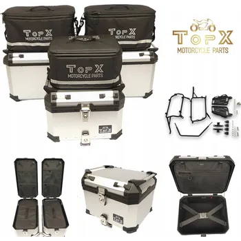 Zavazadlo na motocykl BMW 1200 GS 1250 GS R1200GS R1250GS Sada Hliníkových Kufrů a Nosičů + Tašky
