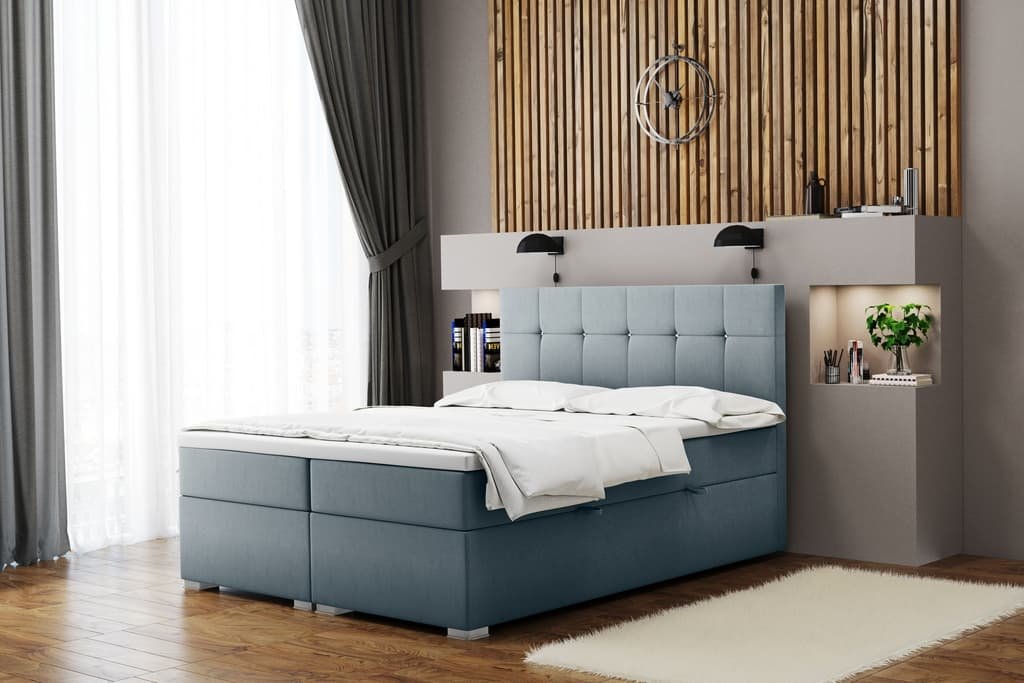 Čalouněná postel Lindt - Mat Velvet 83 180x200 cm