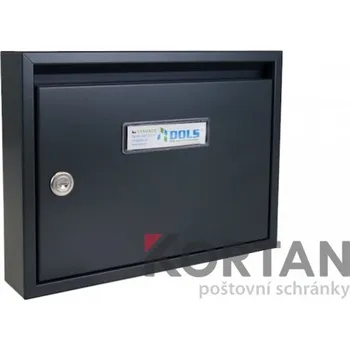 Poštovní schránka Poštovní schránka E-01 paneláková - pro zazdění s orámováním - lakovaná RAL 7016 - antracit