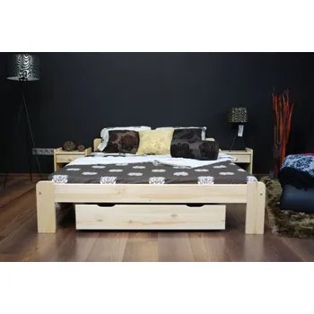 Postel Postel Mikuš 1 dvoulůžko 140x200, Odstín: Bílá krycí barva