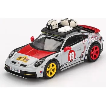 autíčko Porsche 911 (992 ) Dakar "Uncle Rally" 2024 Blistr 1:64 - MiniGT Porsche 911 - kovový model auta 1/64
