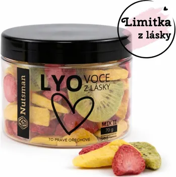 Sušené ovoce NUTSMAN LYOvoce z lásky MIX II 70 g