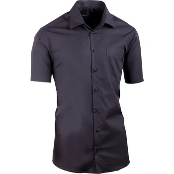Černá košile slim fit Assante 40115, Velikost 41/42 (L)